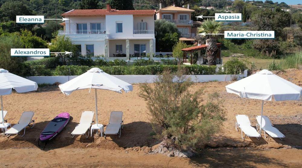 Alekos Beach Houses-Alekos Beach Complex Lixúri Kültér fotó